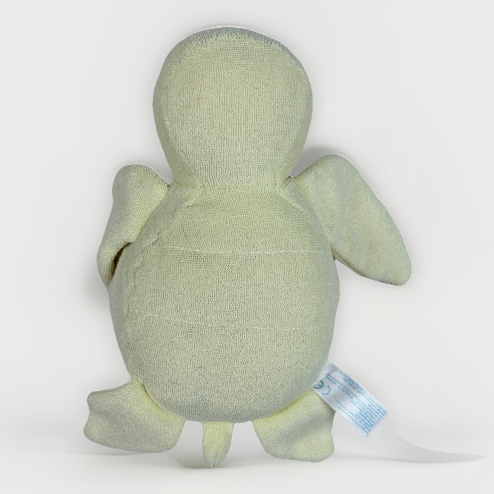 SoapSox 2020 7 Inch Yellow Taylor The Turtle Bath Scrubby Toy Soft Clean - Picture 2 of 5